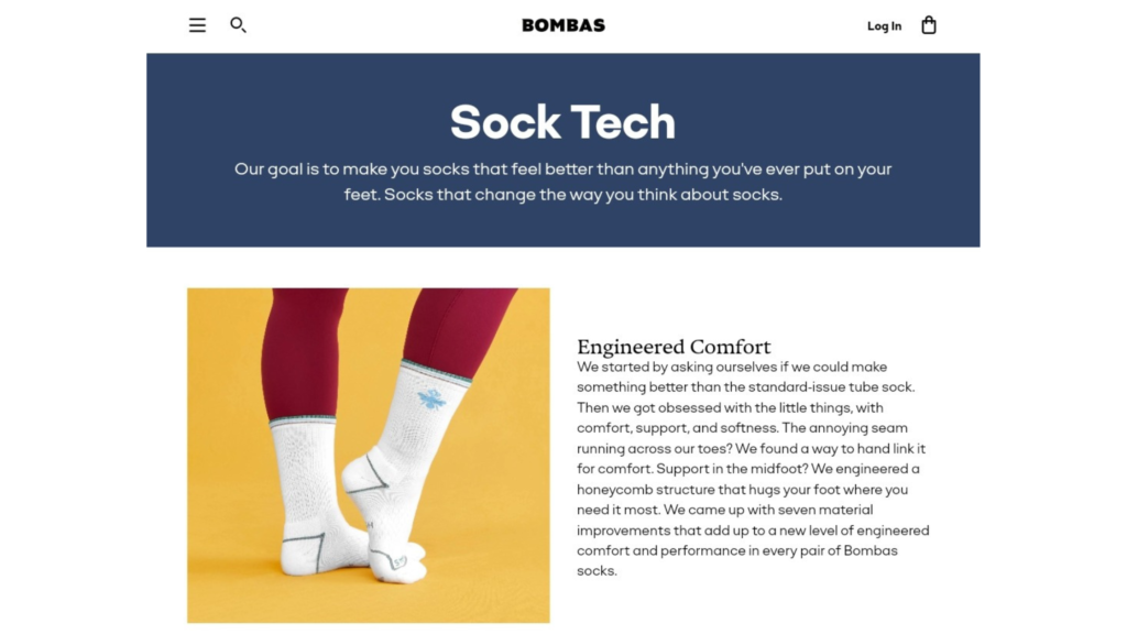 Image showcasing the innovation behind socks technology for enhanced comfort and performance.